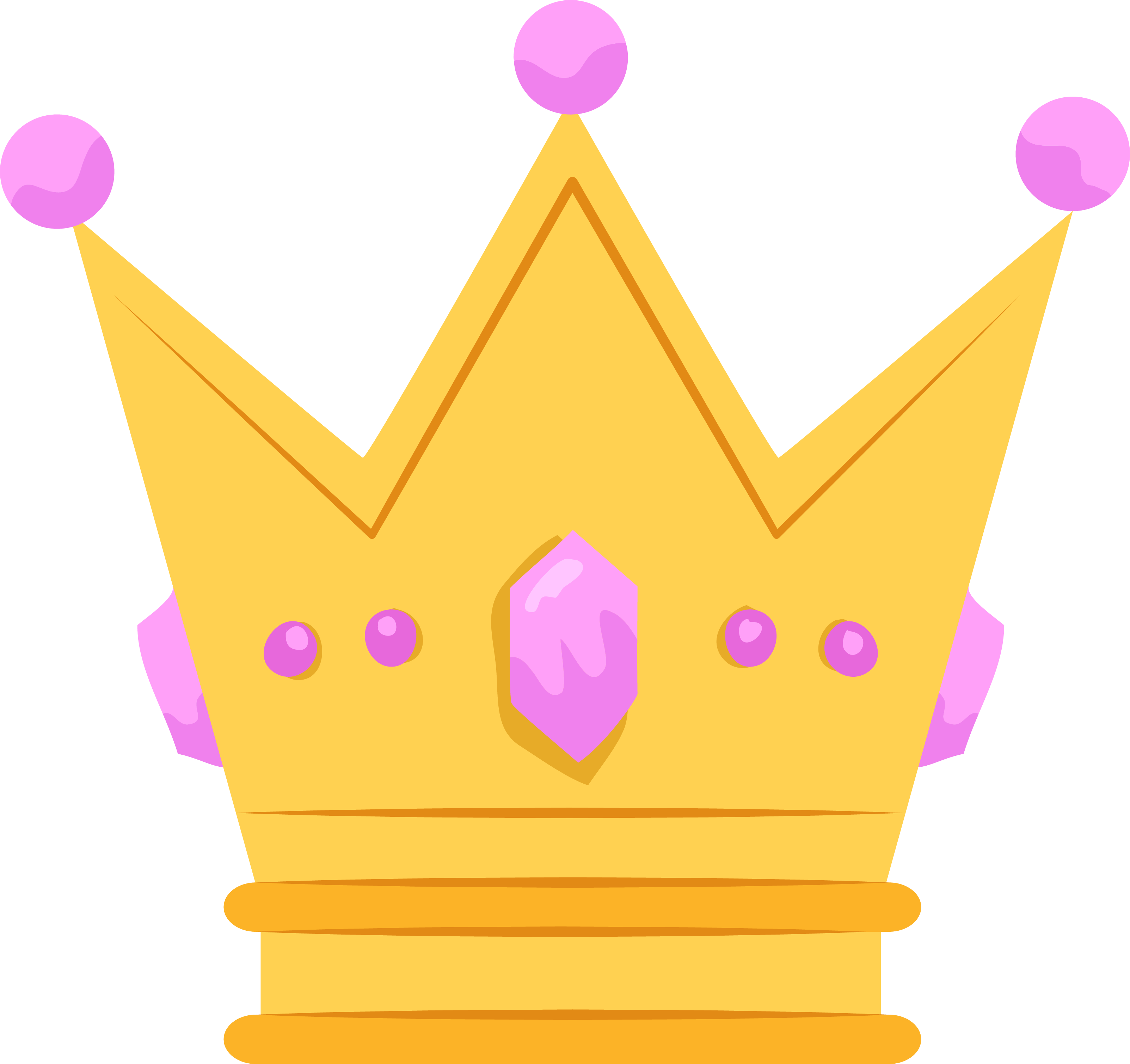 Princess Crown Clip Art - Princess Peach Crown Png (3206x3017)