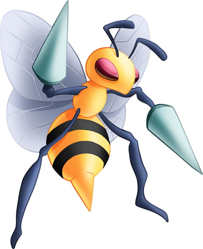 Stats, Moves, Evolution, Locations & Other Forms - Beedrill Pokemon (653x800)