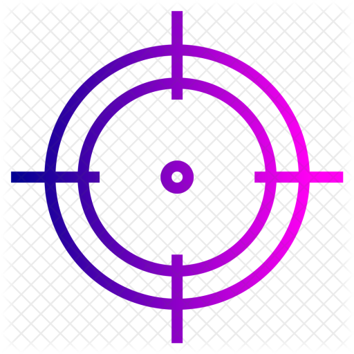 Olympics, Game, Shooting, Aim, Bullseye, Airshooting, - Target Icon Blue (512x512)