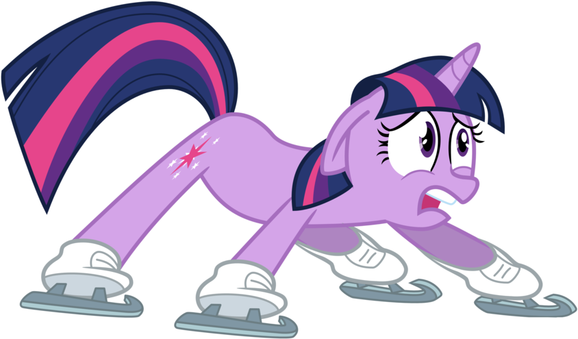 Twilight Skating By Guille-x3 - Twilight Sparkle Ice Skating (1024x671)