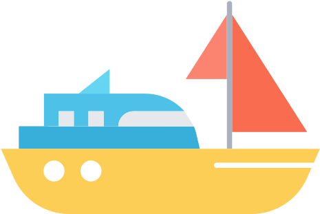 Isolated Sailboat Illustration - Ship (550x550)