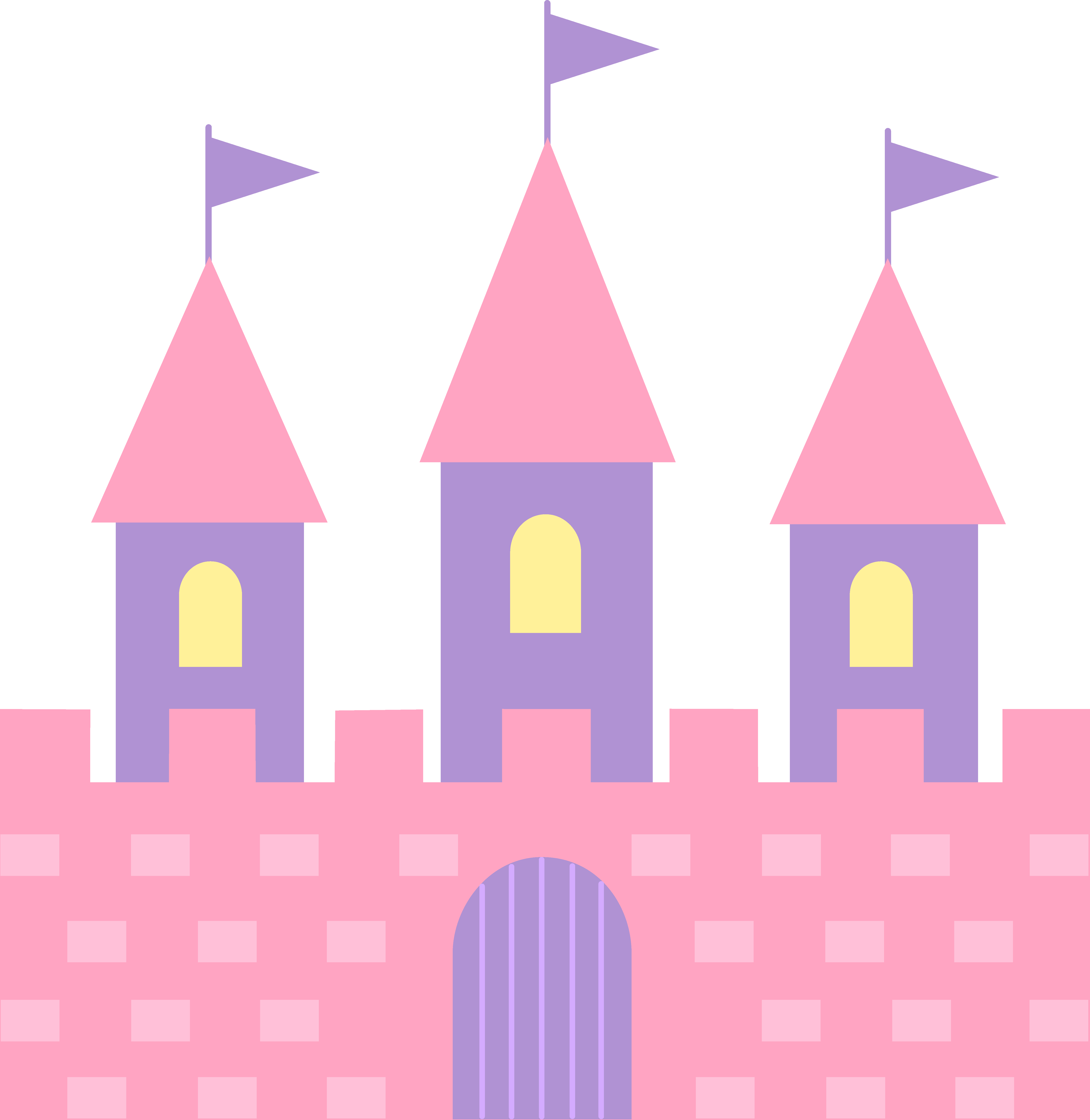 Princess Castle - - Princess Castle Clip Art (5716x5873)