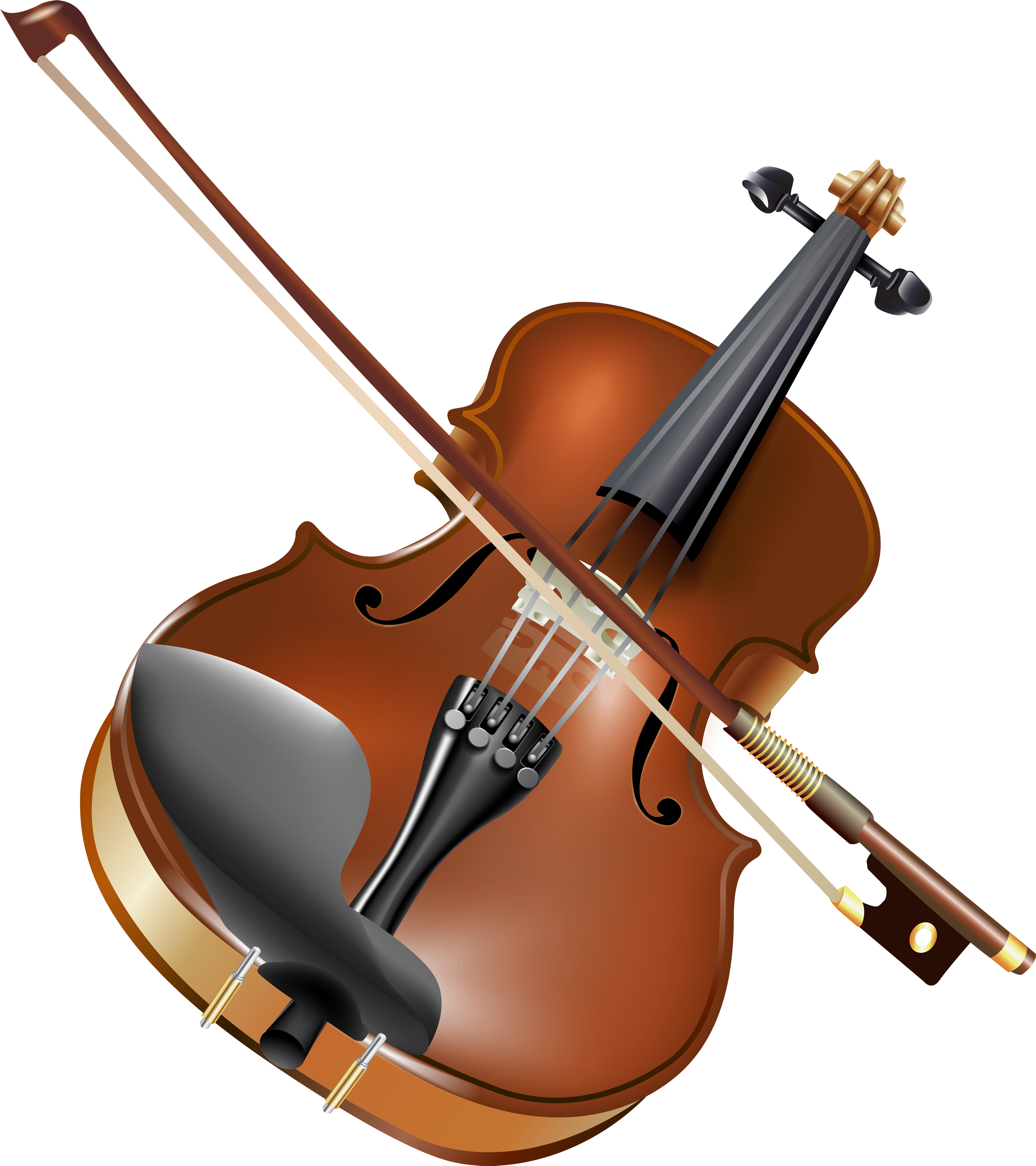 Violin Png Clipart - Violin Png (4443x5000)