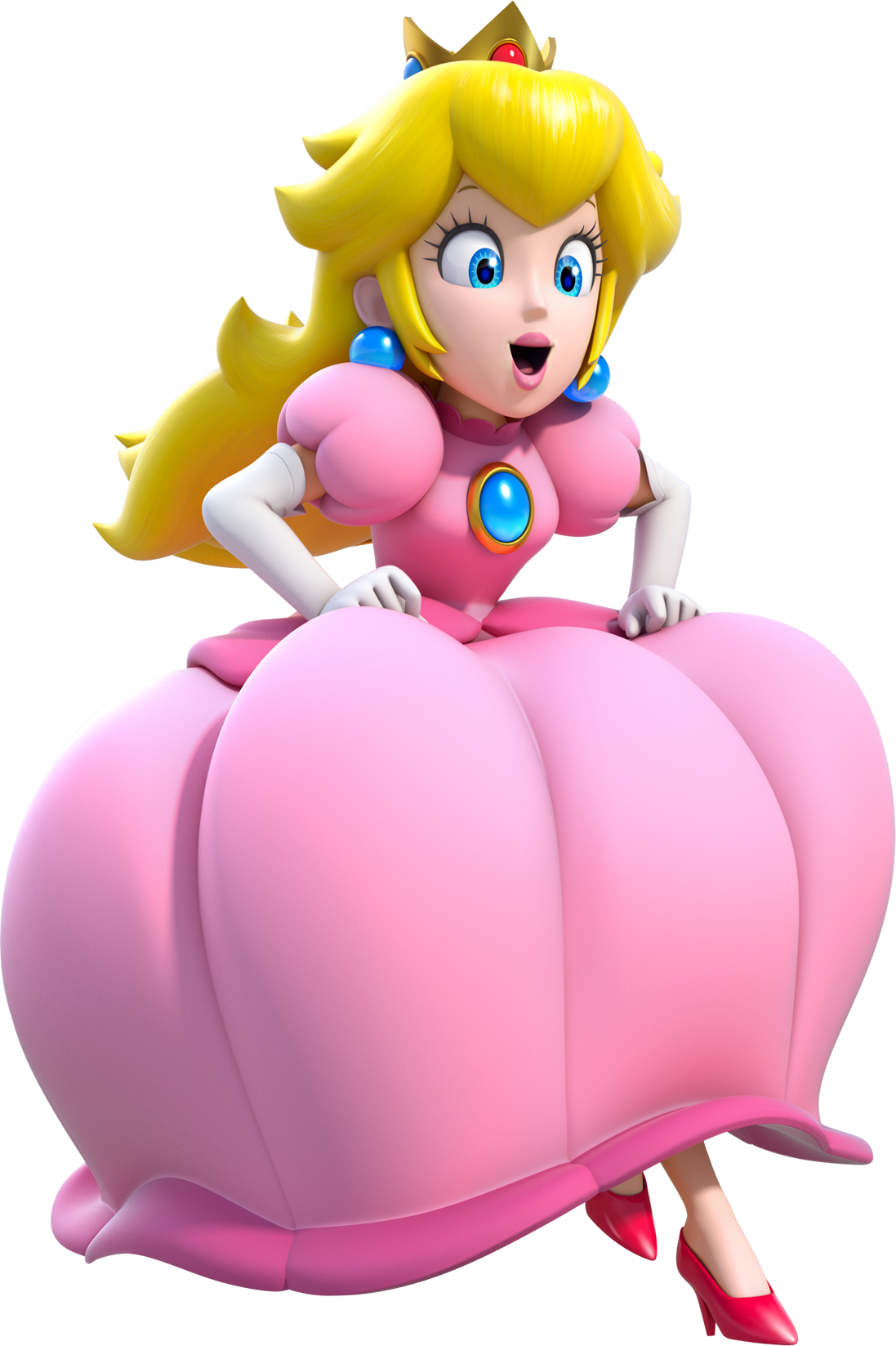 Princess Peach Clipart - Princess Peach Super Mario 3d World (1097x1647)