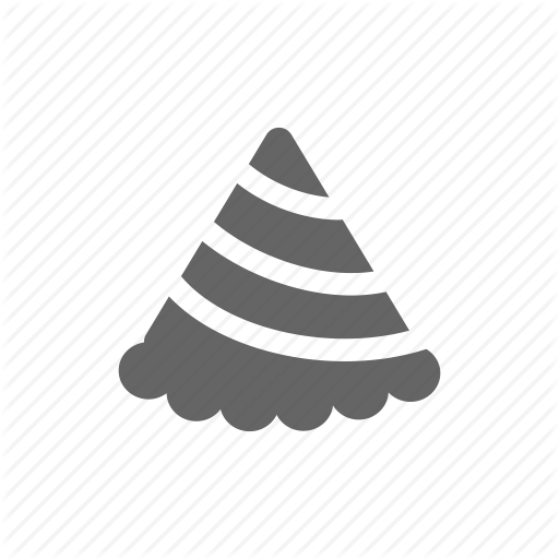 Birthday Hat Icon Stock Vector Puruan - Birthday Hat Icon Transparent (512x512)