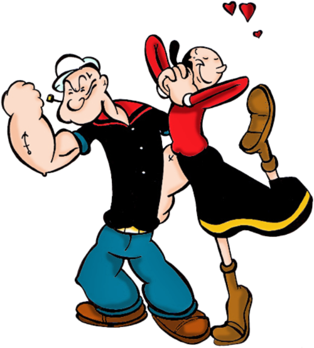 Popeye Popeye E Olivia Palito 3 Png - Popeye The Sailor Man (712x862)