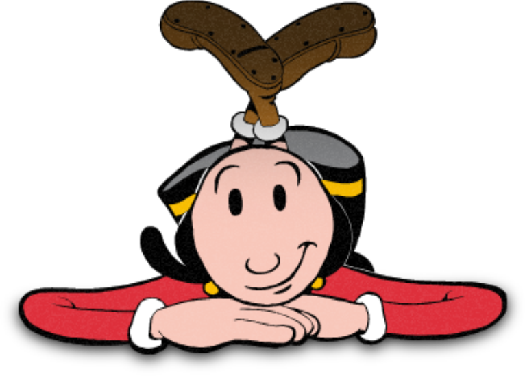 Popeye Olivia Palito 2 Png - Olive Popeye The Sailor Man (766x548)