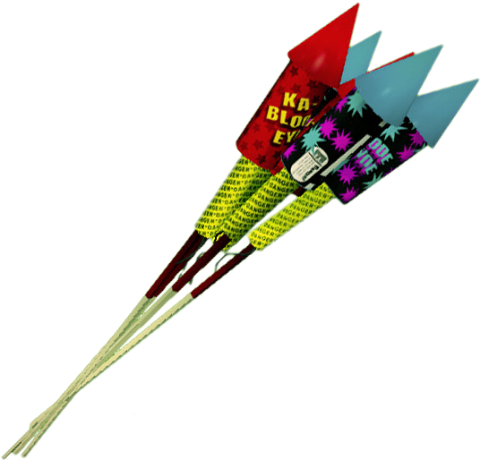 Dead Rising Rocket Fireworks - Diwali Png Effects (535x522)