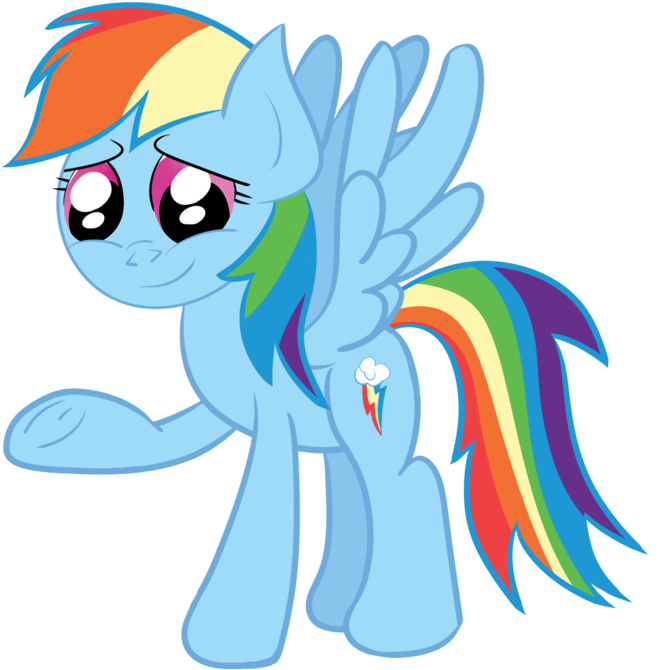 Rainbow Dash, Hoof Thing - Rainbow Dash (1024x765)