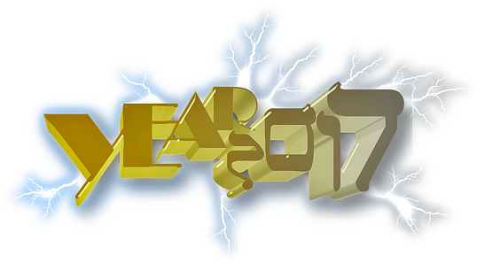 Welcome, Happy, New Year, - Feliz Año 2017 Png (640x379)