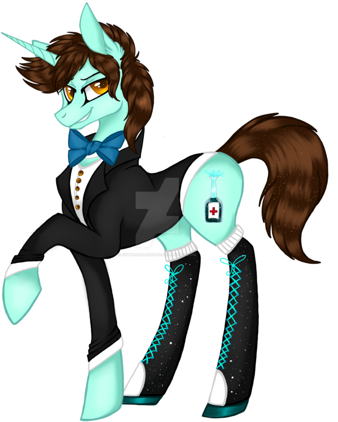 Minty Hooves By Nightingalewolfie - Cartoon (894x894)