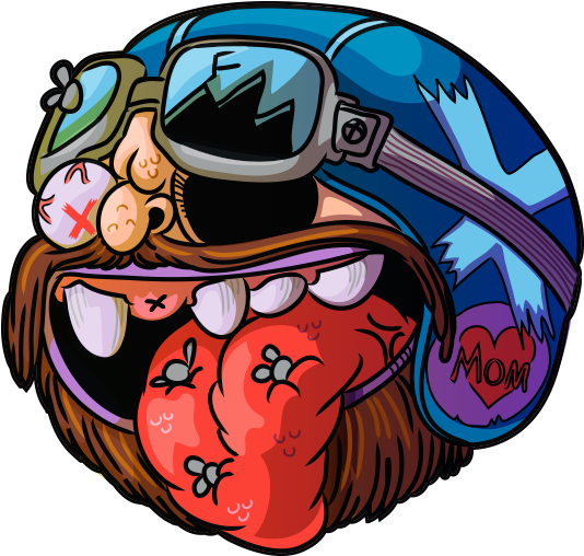 This Marks The First Of The Entirely New Characters - Madballs Bruise Brother (555x526)