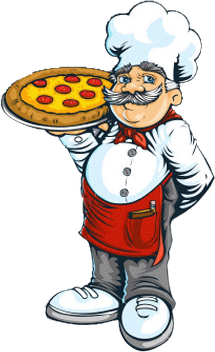 Pizza Chef Logo Clipart - Pizza Chef Logo Png (817x1341)