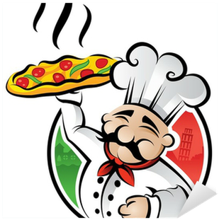 Pizza Chef Sticker • Pixers® • We Live To Change - Various Artists / Italo Disco Collection Vol. 3 (400x400)