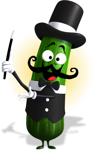 I Am Bok Choy A Crisp, Cool Vegetable With Green Leaves - Zucchini Character (320x508)