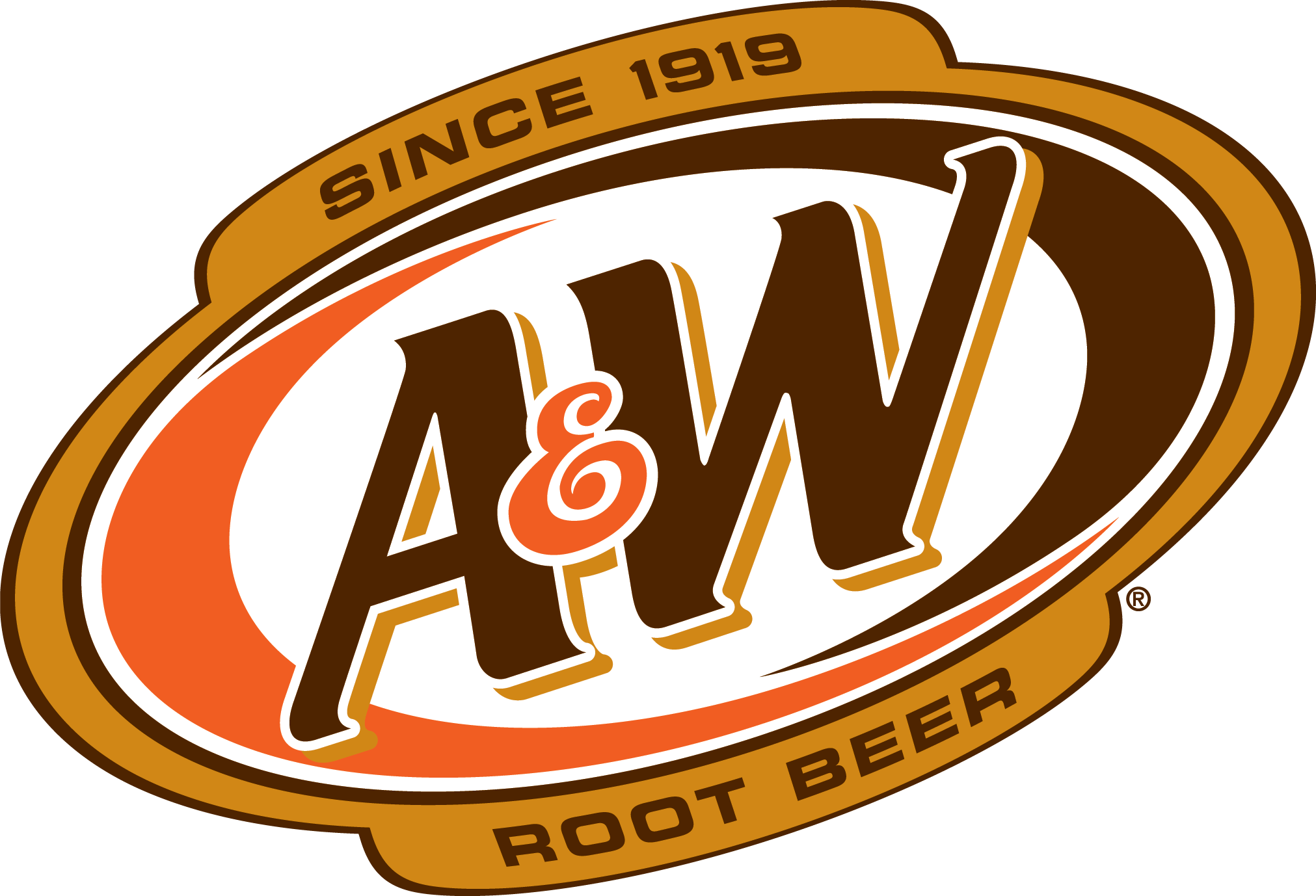 Free For Grief Clipart - A&w Root Beer Logo (2023x1378)