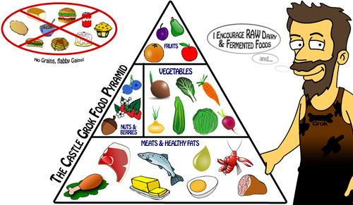Paleo Food Pyramid1 - Food Pyramid Is Upside Down (500x291)