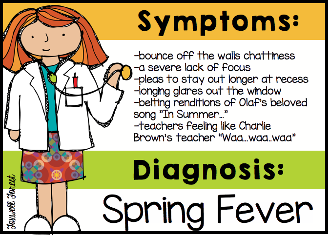 Spring Clipart Spring Fever - Spring Fever (676x484)