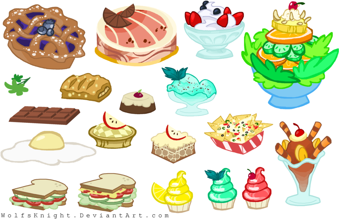 Food By Wolfsknight - My Little Pony: Friendship Is Magic (1113x718)