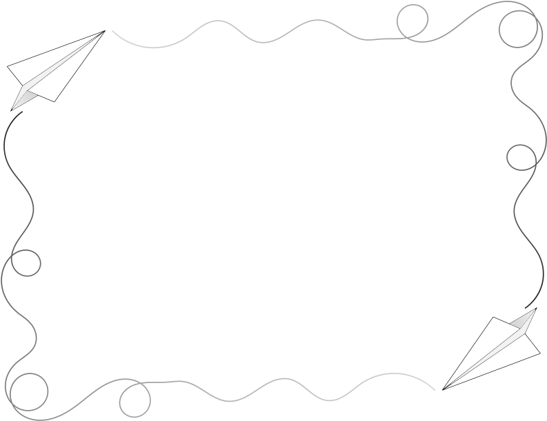 Airplane Paper Flight Wright Flyer Clip Art - Airplane Border Clip Art (970x750)