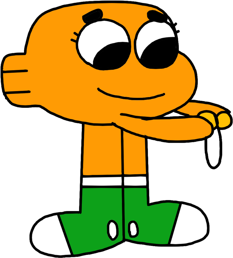 Darwin Watterson With Locket By Marcospower1996 - The Club (1600x1600)