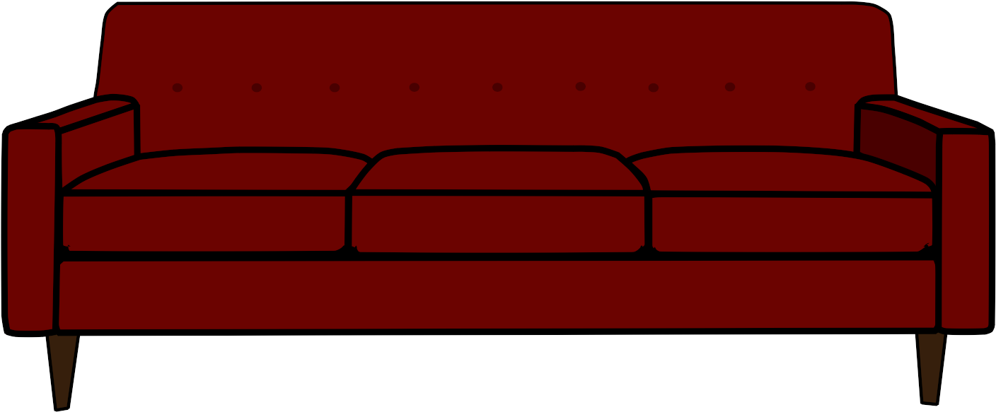 Cartoon Couch Png (1440x1080)