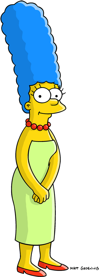 Marge Simpson Homer Simpson Maggie Simpson Lisa Simpson - Moms Name In The Simpsons (578x990)