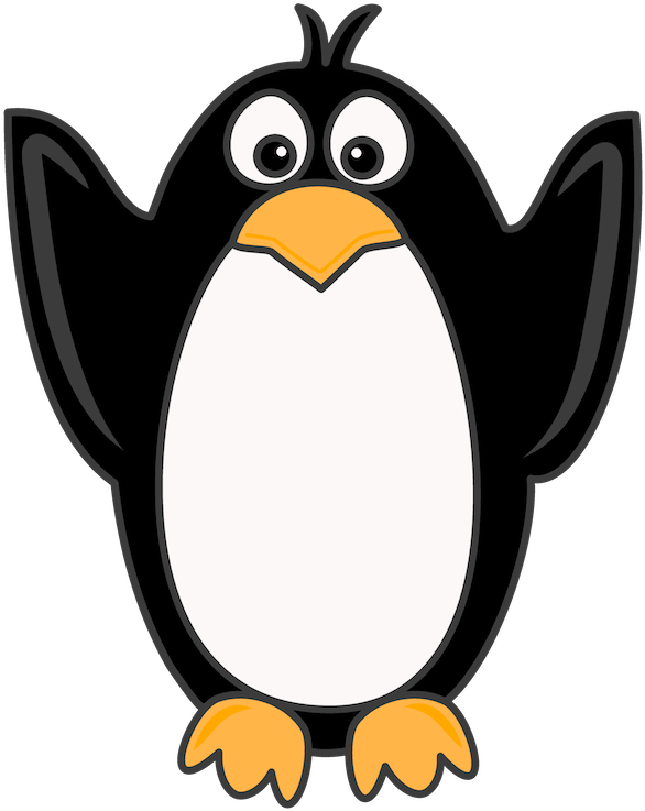 These Penguins Will Size Up To A3 - Cookie (591x745)