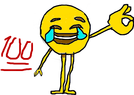 Gene The Lit Emoji - Dab Lit Emoji (600x337)
