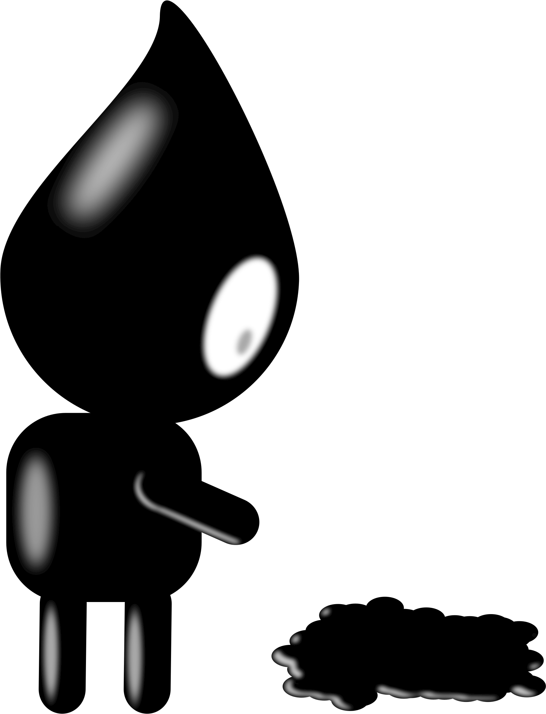 Food Clip Art Download - Black Ink Clipart (1840x2400)