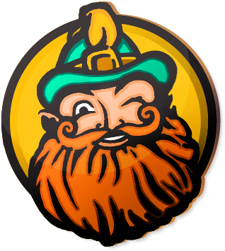 Vernors Mascot Woody The Gnome - Vernors Ginger Ale Guy (350x395)