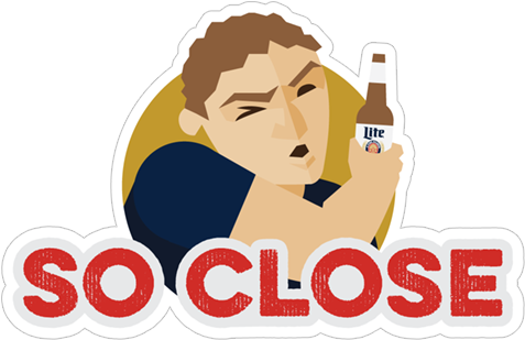 Sticker 2 From Collection «gameday By Miller Lite» - Soleil Rose Esika (490x317)