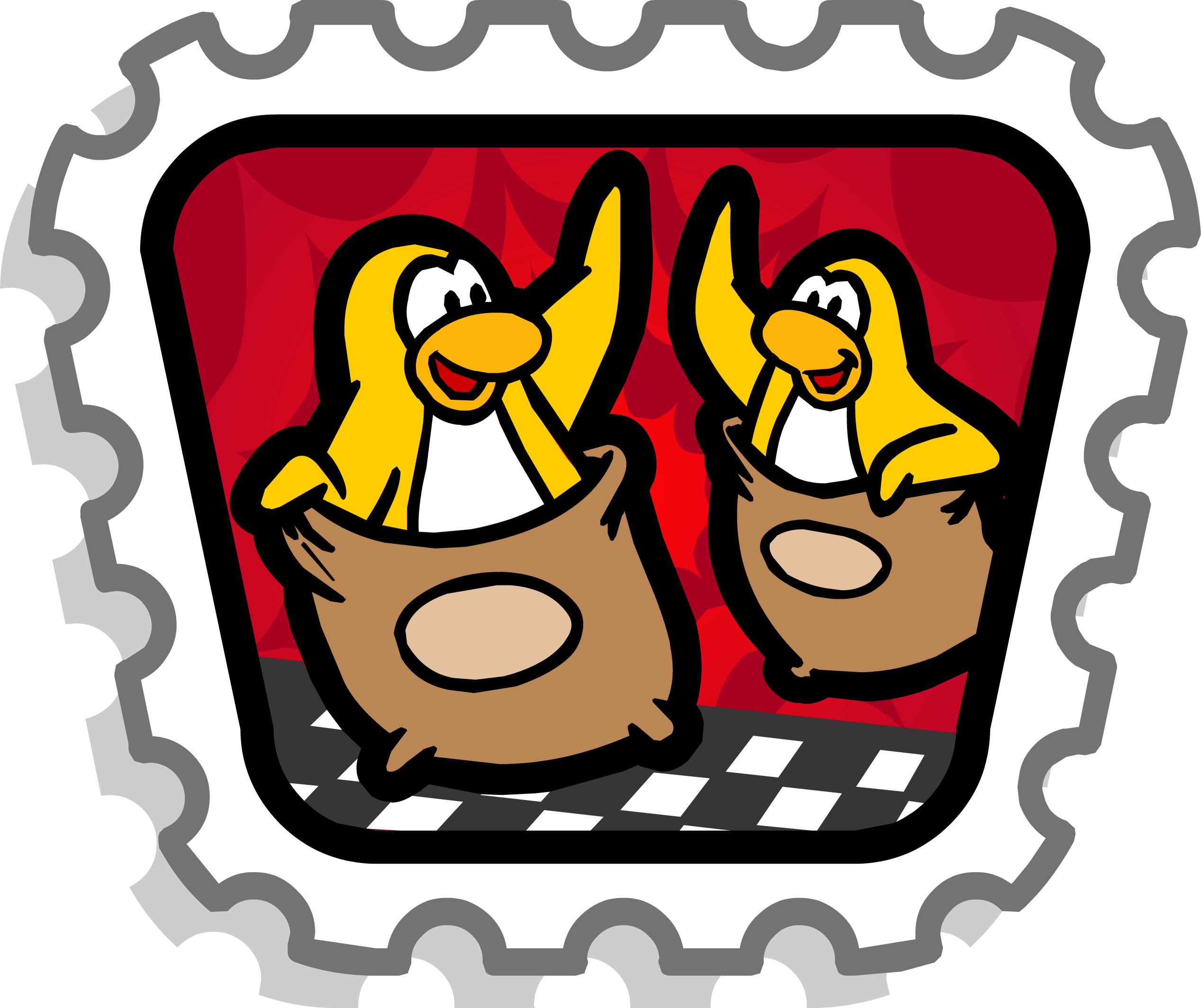 List Of Game Day Stamps - Stamp Club Penguin Hard (2535x2128)