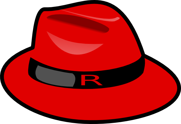 Pink Hat Red 2 Clip Art At Clker - Red Hat (600x410)