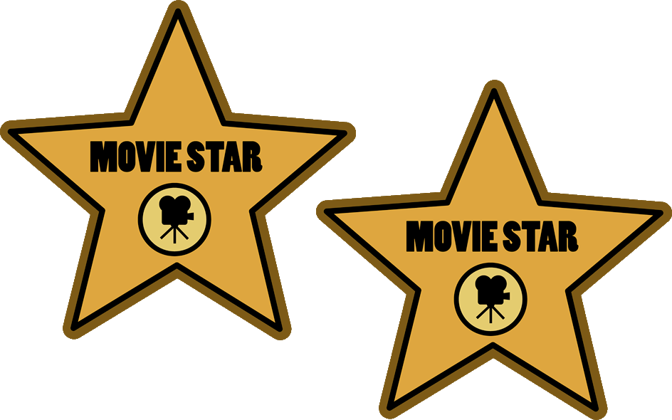 Name A Famous Actor Whose First And Last Names Both - Hollywood Walk Of Fame Star Clipart (944x590)