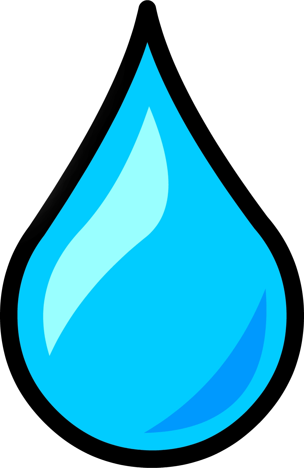 Clip Art Water Drops (1044x1607)