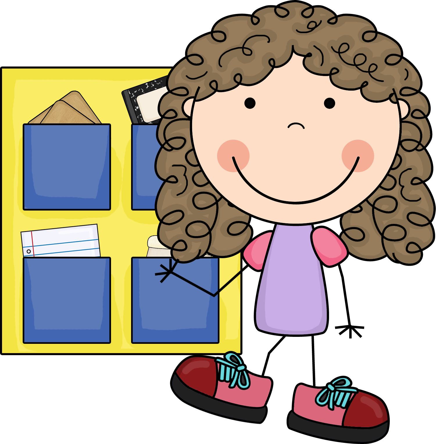 Pocket Charts - Pocket Chart Clipart (1500x1529)
