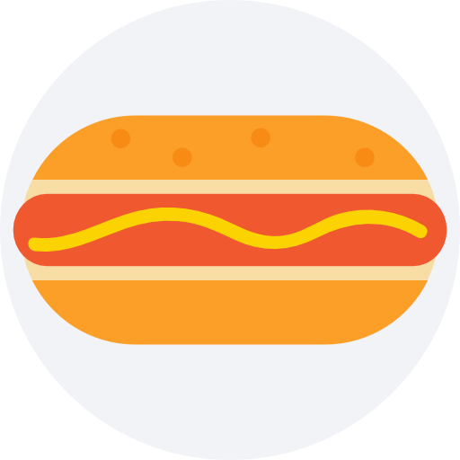 Hot Dog Free Icon - Hot Dog (512x512)