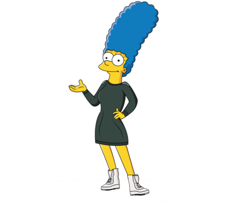 Womens Sneakers - Marge Simpson Adidas (480x426)