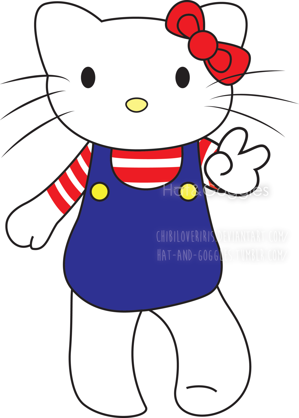 Dailydrawing - Hello Kitty4 Vector (1024x1431)
