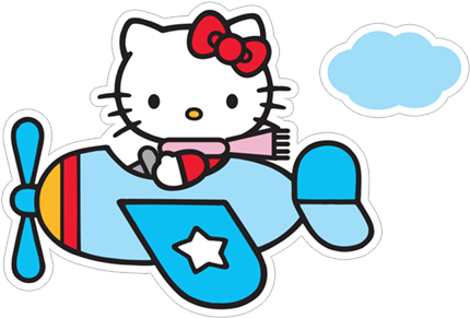 Sticker 23 From Collection «hello Kitty Summer» - Hello Kitty Easter (490x317)