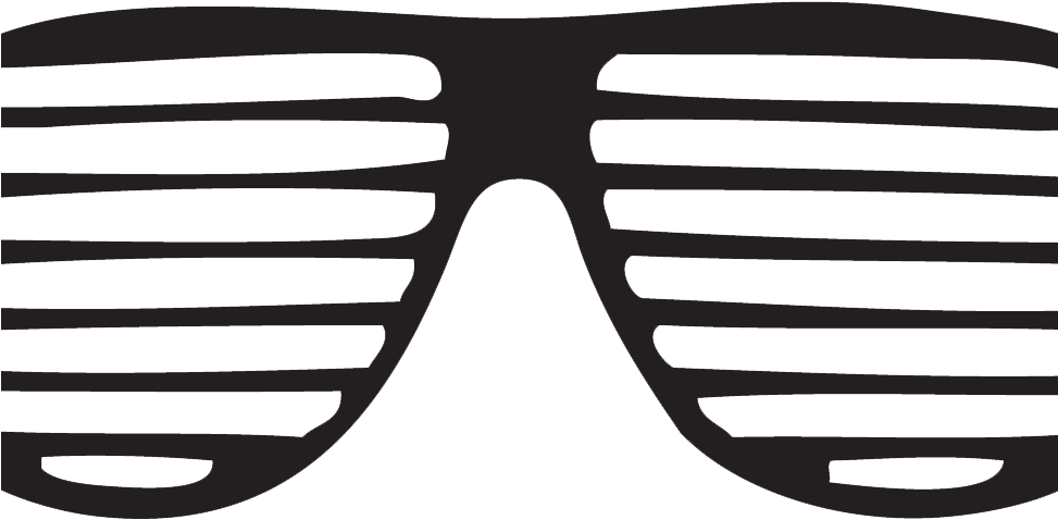 Sunglasses Clipart Kanye - Shutter Sunglasses (972x491)