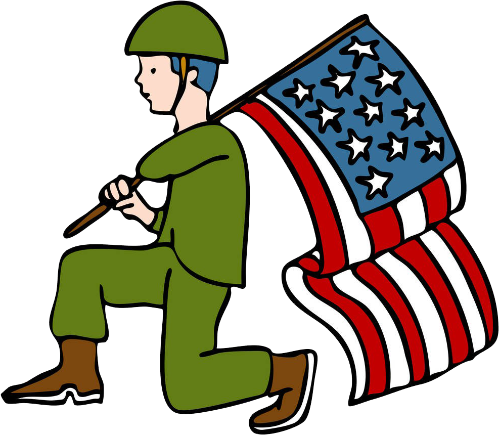Veterans Day Parade Soldier Clip Art - Veterans Day Parade Soldier Clip Art (1000x1000)