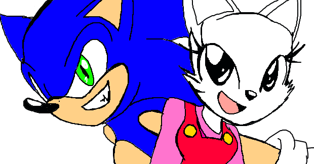 Sonic The Hedgehog X Hello Kitty X-over By Aaronkasarion - Sonic X Hello Kitty (620x324)