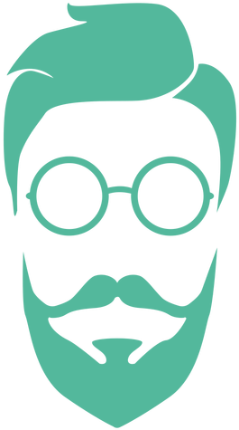 Hipster Clipart Transparent - Hipster Haircut Png (512x512)