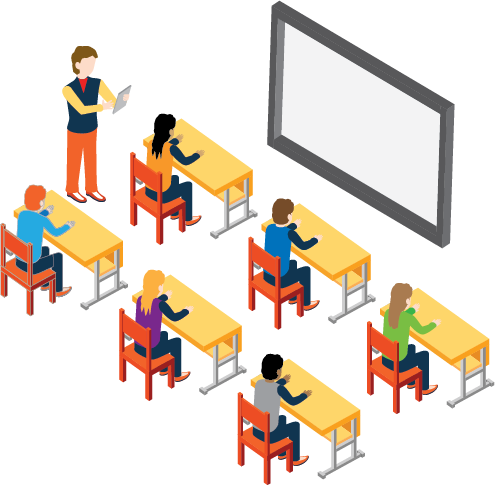 Technology - Learning In Class Png (501x488)