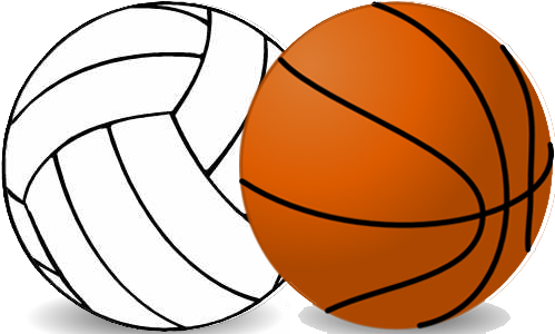 Story Image 1 - Basketball And Volleyball Clipart (499x300)
