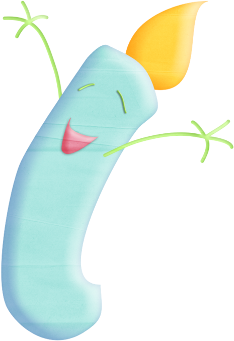 Imágenes De Velas De Cumpleaños - Seahorse (482x699)