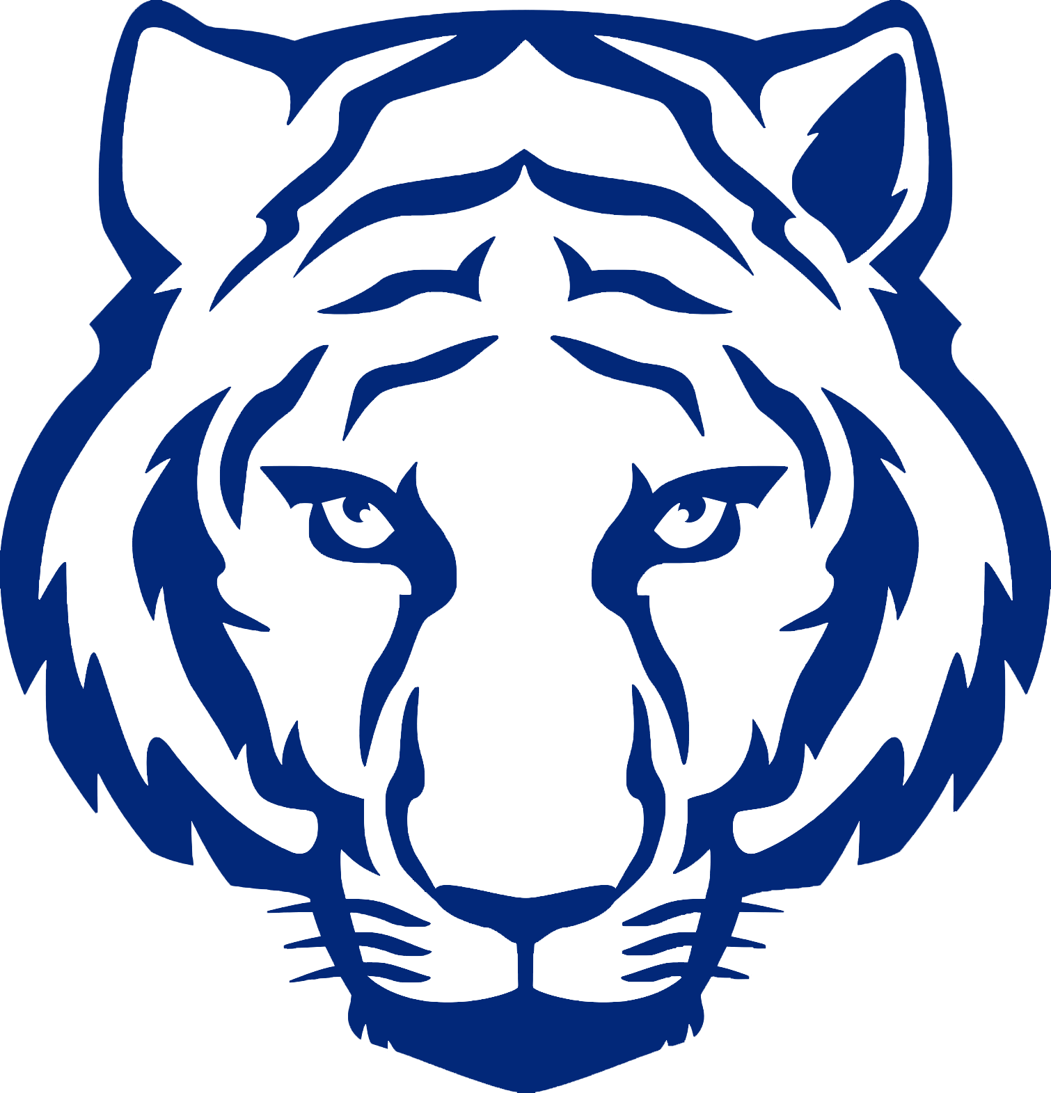 Draw A Tiger Face (1510x1571)