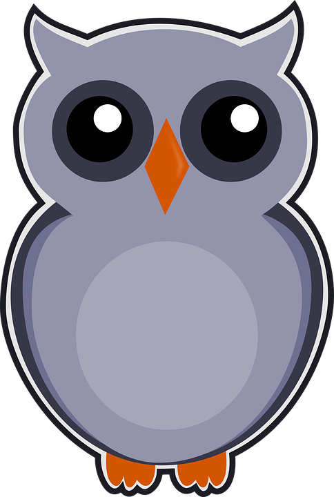 Owl By Bluefreenity - Gambar Burung Hantu Animasi (484x720)